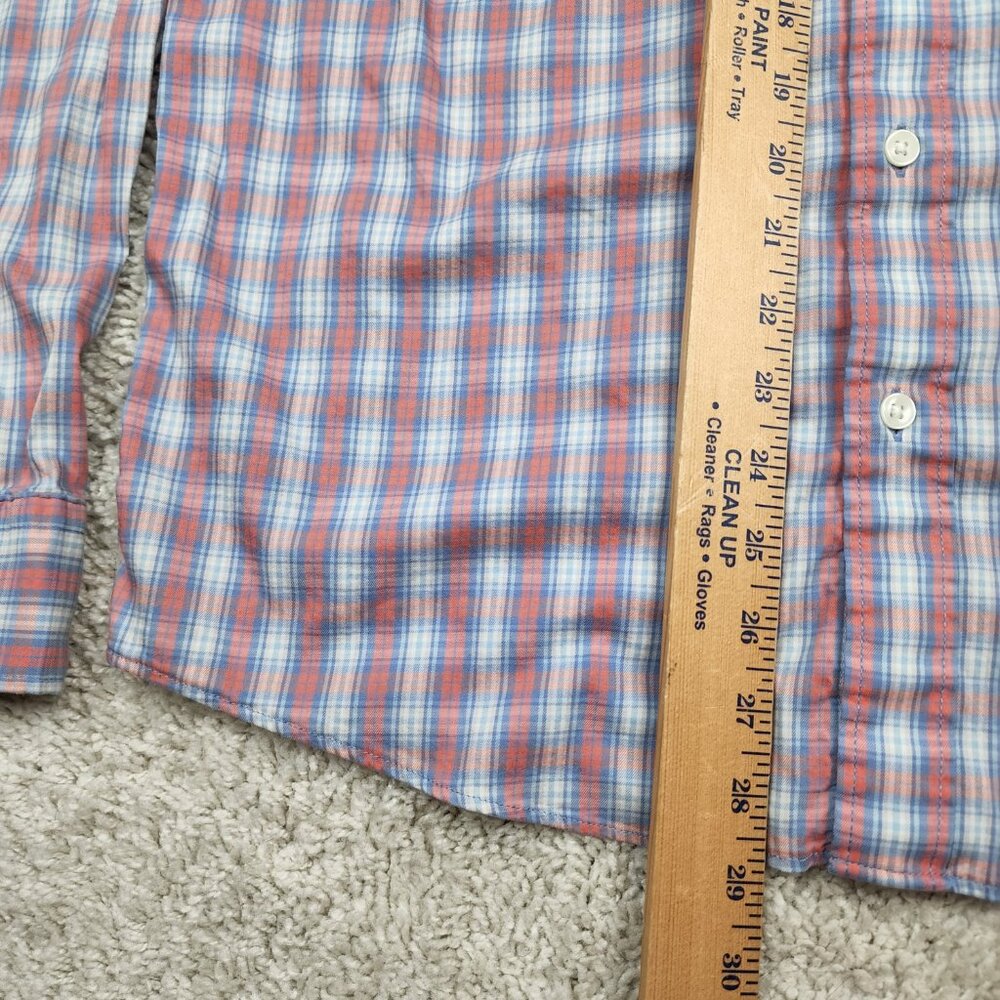 Faherty Huckberry Checkered Plaid Button Shirt Si… - image 4